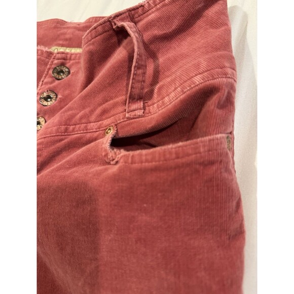 Vintage Y2K Bongo Jeans XTRA Low Rise Corduroy Flare Women 3 Short 90s Mean Girl - Picture 6 of 16